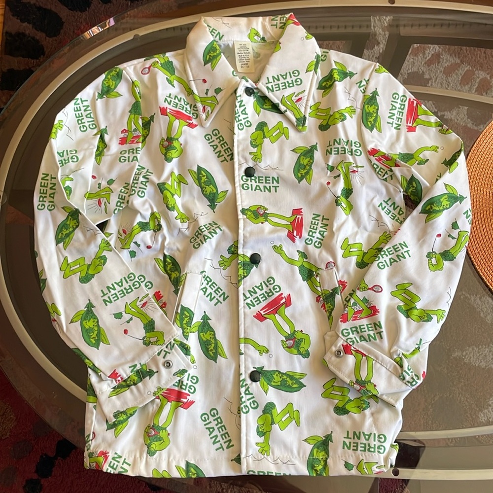 Vintage 1970’s Jolly Green Giant Pop Art Vintage Jacket 70’s - New Large
